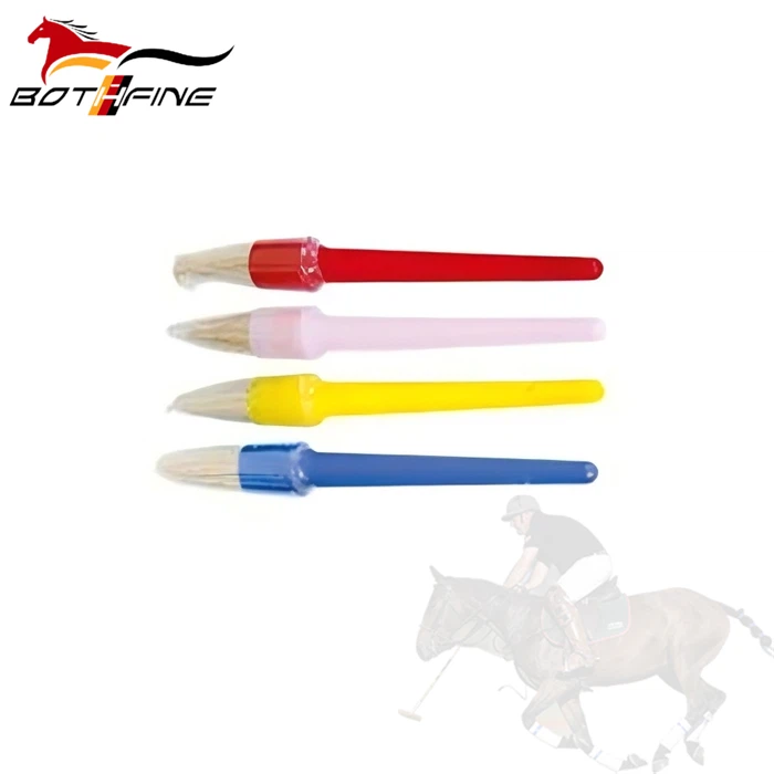 Customized Horse Hoof Oil Tin Brush With Cap Horse Care Customized Horse Hoof Oil Tin Brush With Cap Horse Care